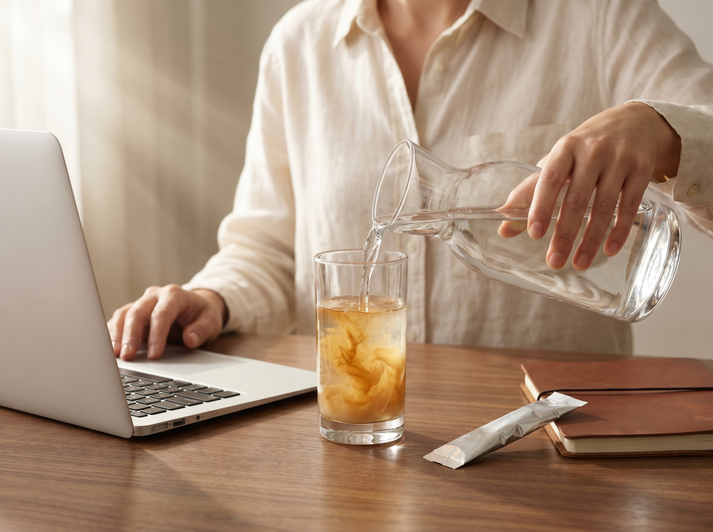 Pouring water over a RYBL stick